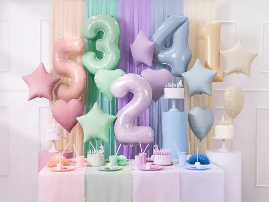 Purple Star Foil Balloon, 19in