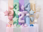 Purple Star Foil Balloon, 19in