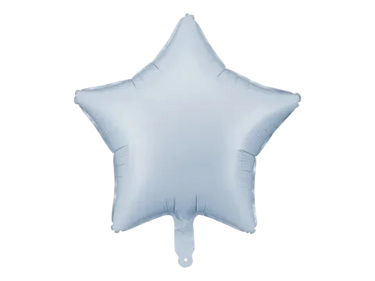 Blue Star Foil Balloon, 19in