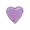 Lavender heart foil balloon for baby shower or bridal shower from Parte Haus party supply store in Bethesda MD