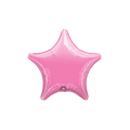 Light pink star foil balloon shiny and star shaped for birthday from Parte Haus party supply store in Bethesda MD
