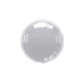 Light silver foil balloon round shape birthday party decor from Parte Haus party supply store in Bethesda MD