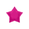 Magenta star foil balloon for birthday or bachelorette from Parte Haus party supply store in Bethesda Maryland