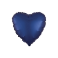 Navy blue heart foil balloon for celebration from Parte Haus party supply store in Bethesda MD