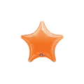 Orange star foil balloon shiny for birthday from Parte Haus party supply store in Bethesda Maryland