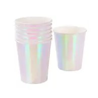 Pastel Iridescent Party Cups - 12 Pack