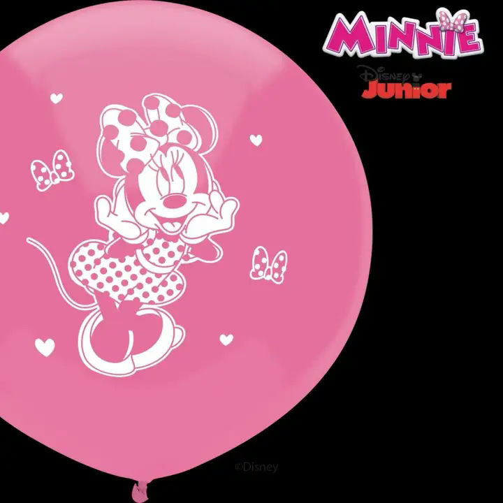 Pioneer - 17" Pink Minnie Mouse Latex Balloons (3ct)