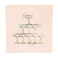 Blush Champagne Tower Cocktail Napkins