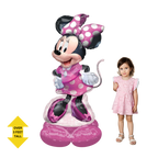 Pink Minnie Mouse foil balloon for Disney birthday from Parte Haus party supply store in Bethesda Maryland