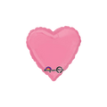 Pink heart foil balloon for birthday from Parte Haus party supply store in Bethesda Maryland