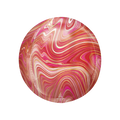 Pink marble foil balloon with swirling pattern for birthday party from Parte Haus party supply store in Bethesda MD