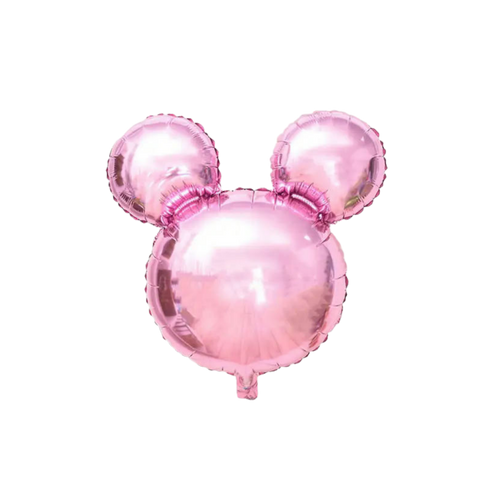 Pink Mickey Mouse head foil balloon for birthday from Parte Haus party supply store in Bethesda Maryland