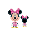 Pink Minnie Mouse foil balloon with bow and polka dot dress Disney birthday theme from Parte Haus party supply store in Bethesda MD