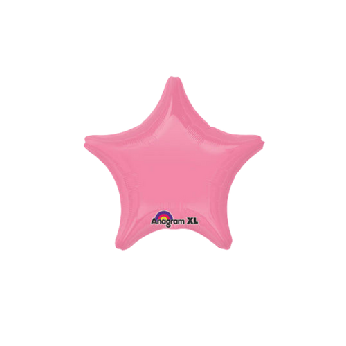 Pink star foil balloon for birthday celebration from Parte Haus party supply store in Bethesda Maryland