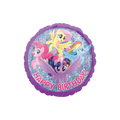 Purple blue My Little Pony foil balloon with characters kid birthday from Parte Haus party supply store in Bethesda Maryland