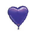 Purple heart foil balloon shiny finish princess party theme from Parte Haus party supply store in Bethesda MD