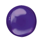 Purple orbz foil balloon with shiny finish princess party from Parte Haus party supply store in Bethesda MD