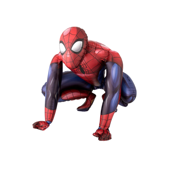 36in Spiderman superhero foil balloon perfect for kids’ superhero birthday party décor from Parte Haus in Bethesda, MD.