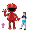 Red Elmo life size foil balloon for kids birthday from Parte Haus party supply store in Bethesda Maryland