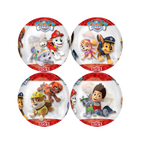 Red white orbz bubble balloon with Paw Patrol characters for birthday party from Parte Haus party supply store in Bethesda MD