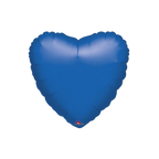 Royal blue heart foil balloon for celebration from Parte Haus party supply store in Bethesda Maryland