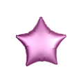 Satin purple star foil balloon for princess baby shower from Parte Haus party supply store in Bethesda MD