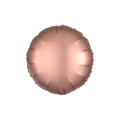 Satin rose gold round foil balloon for wedding or bachelorette from Parte Haus party supply store in Bethesda MD