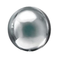Silver foil balloon round for birthday from Parte Haus party supply store in Bethesda Maryland