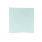 Mint Square Gold Rimmed Reusable Plates - 2 Sizes