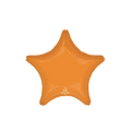 Vibrant orange star foil balloon for construction theme event from Parte Haus party supply store in Bethesda MD