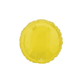 vibrant yellow round foil balloon for birthday celebration from Parte Haus party supply store in Bethesda Maryland