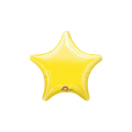 Vibrant yellow star foil balloon shiny decoration for birthday from Parte Haus party supply store in Bethesda MD