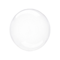 White bubble balloon clear round design for birthday celebrations from Parte Haus party supply store in Bethesda MD