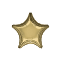 white gold star balloon shiny foil star shape for birthday from Parte Haus party supply store in Bethesda MD