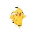 Yellow Pikachu foil balloon with happy face for birthday from Parte Haus party supply store in Bethesda Maryland