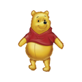 yellow red foil balloon shaped like a bear for birthday party from Parte Haus party supply store in Bethesda MD